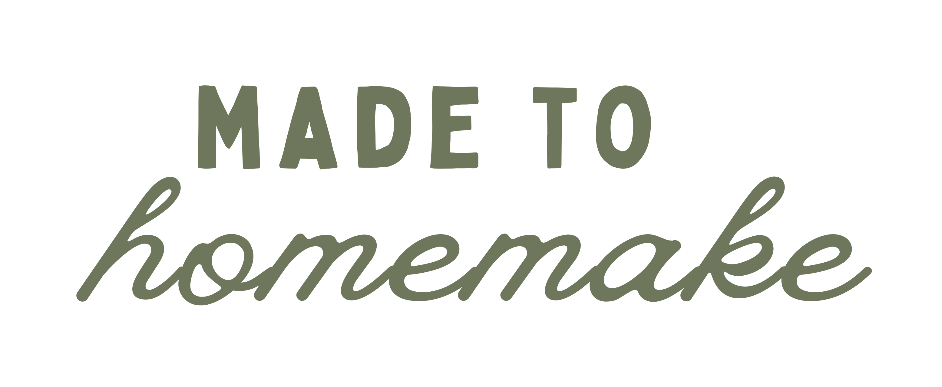 Made to Homemake logo